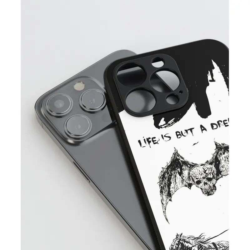 Softcase Aveng*d *venfold A7x Life but is a Dream Untuk IPH*NE dan ANDR*ID Softcase Kaca Flipper Casing 4