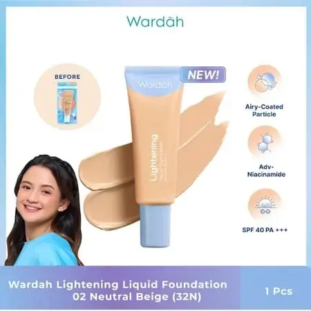 WARDAH Lightening Liquid Foundation 6ml - Mini Size 4