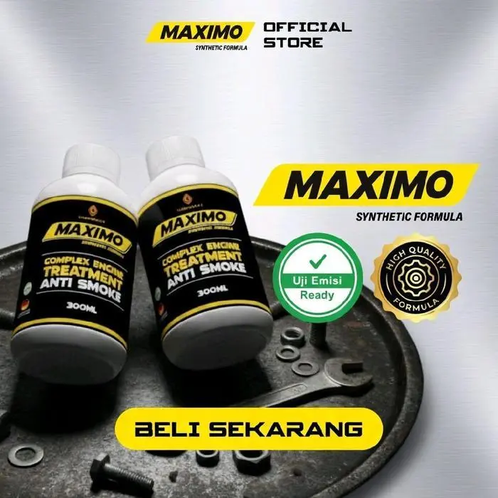 MAXIMO ENGINE TREATMENT ANTI ASAP NGEBUL - PERAWATAN MESIN TERBAIK MENGURANGI ASAP Perawatan Kendaraan