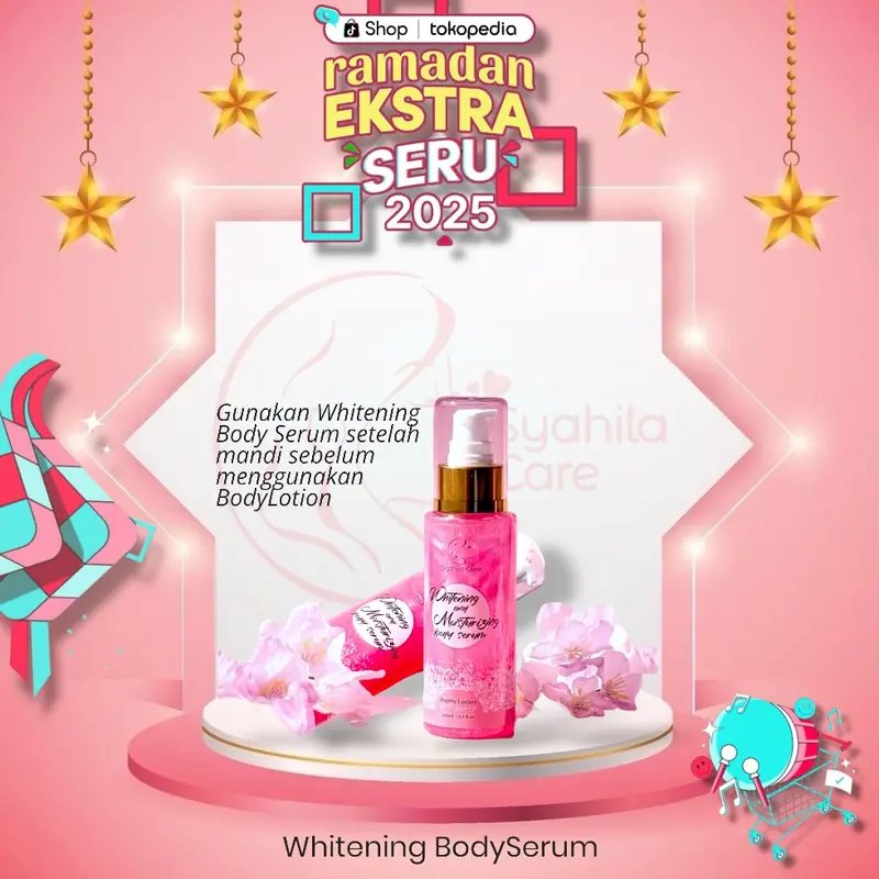 Body serum moisturizing syahila care 7