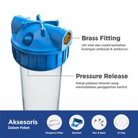 Gambar MATRIKX Filter Air Set FB-1P-XCT 10 Inch dari Penguin Indonesia Kota Administrasi Jakarta Barat 2 Tokopedia