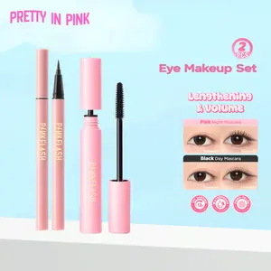 (BUNDLING) PINKFLASH Bundle Mascara + Eyeliner Waterproof Volumizing #OhMyLine | Paket Makeup Mata