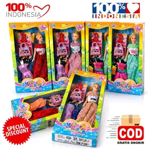 Boneka Barbie MEILI GIRL B715 – MODELS Fashion Beauty Set Lengkap Box, Putri Ayu Beauty Queen, mainan boneka Barbie Baju Ganti & Aksesoris | Mainan Boneka Berbie Fashion Viral Anak Perempuan Harga Murah