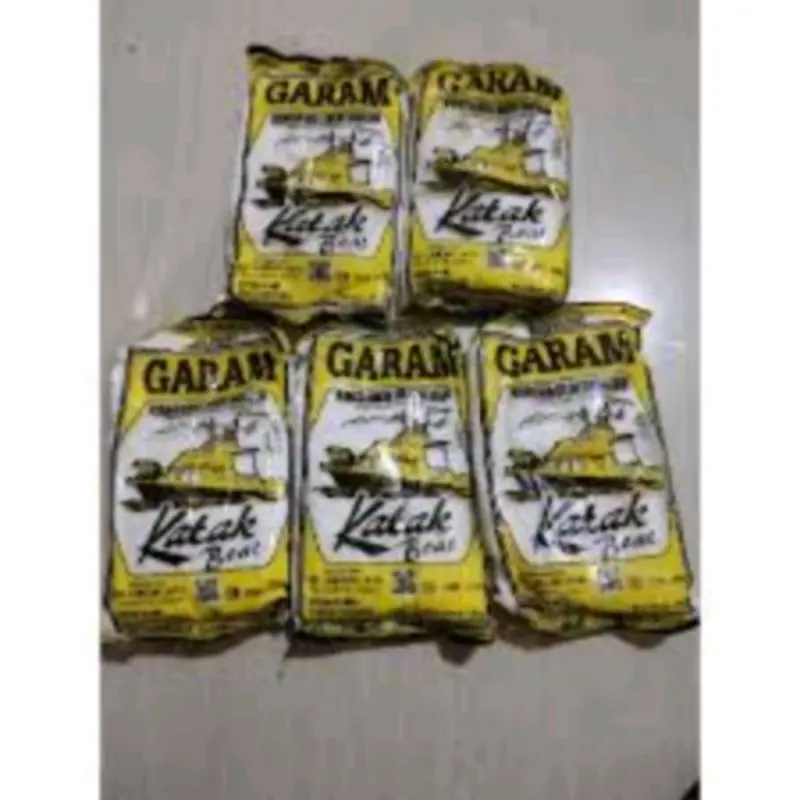 PAKET 1KG HEMAT ISI 5 PCS GARAM DAPUR MURNI BERYODIUM CAP KATAK 200 GRAM GARAM CAP KATAK 4