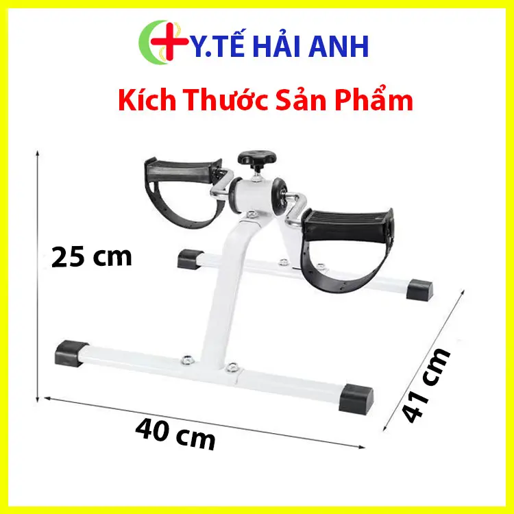 Xe Đạp Tập Tay Chân Mini, Dụng Cụ Tập Tay Chân Tiện Lợi( Cơ Trắng) 5