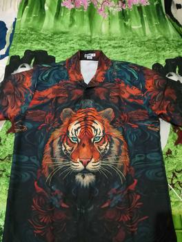 Product Review of Baju KEMEJA KEKINIAN PRIA WANITA DOWEAR MOTIF HARIMAU HIJAU 251 Printing from M**z E**r 2