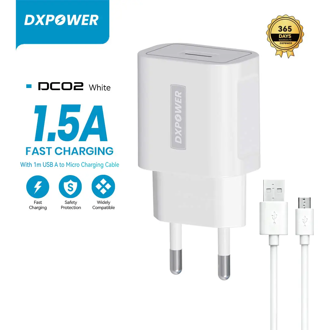 DC02-M Putih USB to Micro 1Set