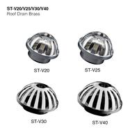 Gambar VONE Roof Drain Saringan Talang Air Brass Chrome  2" 2.5" 3" 4" Inch - ST-V20 2 Inch dari Vone Sanitary Indonesia Kota Bekasi 3 Tokopedia