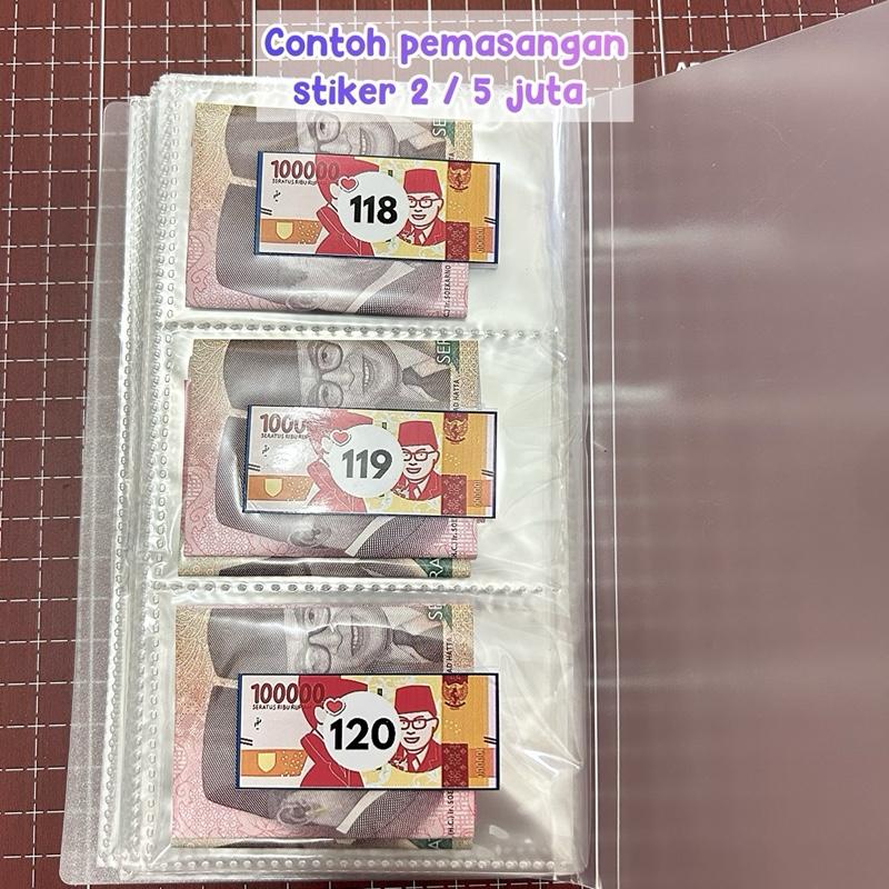 ￼STICKER ANGKA SAJA 1-240/ stiker nomor 1-120 / Stiker Nabung album/ Stiker Album Challenge 5