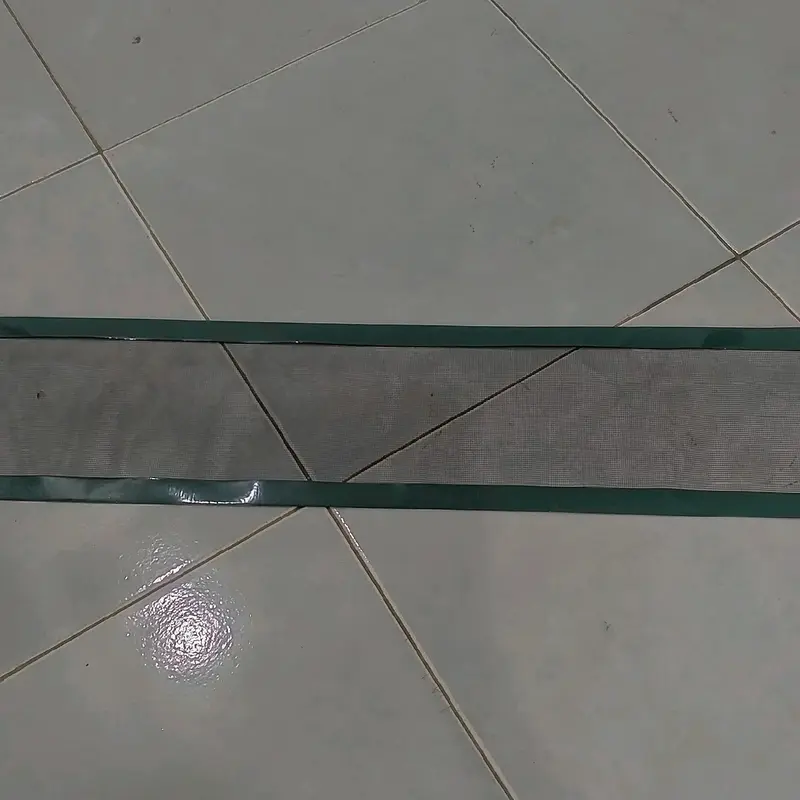 kasa nyamuk murah , kasa nyamuk hanya lem dan jaring kasa , langsung tempel , tidak bisa dilepas Hitam 12x68cm 3