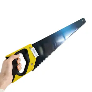 BocahDH Gergaji Potong Kayu 18 Inch Gagang Plastik Dilapisi Karet Plat Biru Kualitas Terjamin Ergonomis dan Presisi Super Tajam