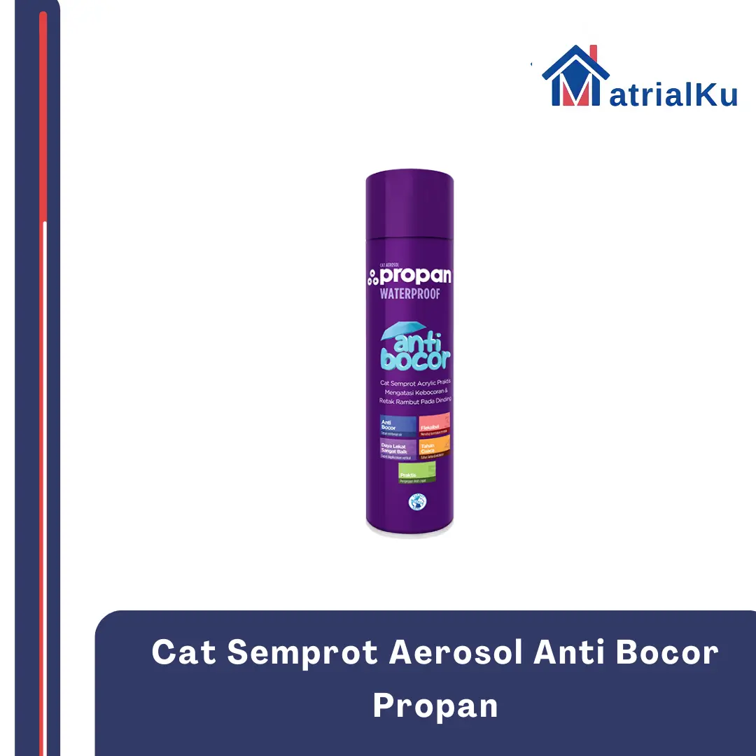 Propan Cat Semprot Aerosol Anti Bocor Waterproof