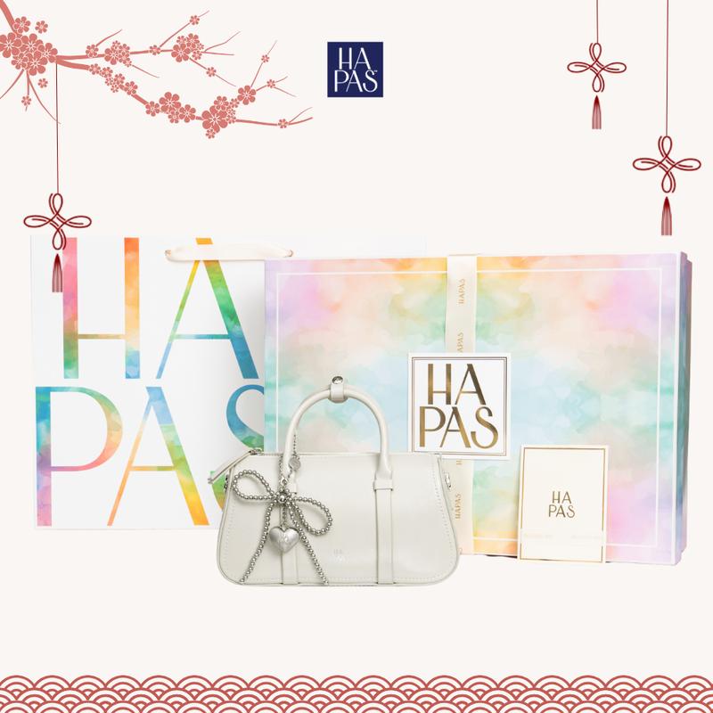 Set Quà Tặng 20.10 "Yêu Yêu 2025" HAPAS - Hộp Quà Tặng Túi Xách Cao Cấp Dành Tặng Mẹ Tặng Người Thương 20.10