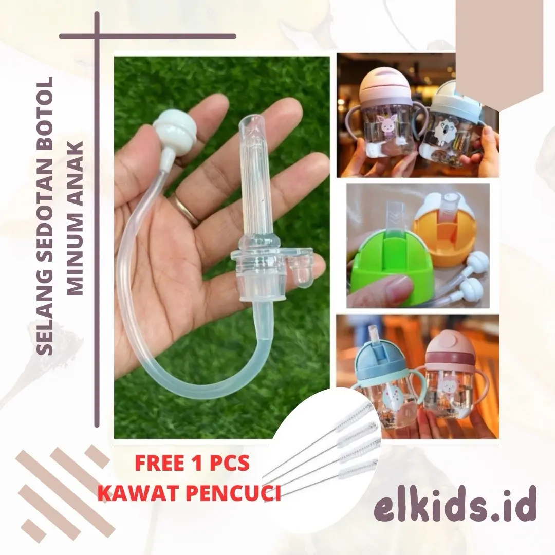 Selang sedotan botol minum anak