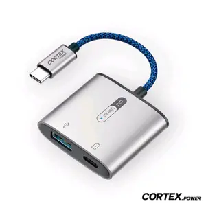 Cortex MH366 OTG USB C/Type-C To USB 3.0 + 60W Charging 2in1 Adapter