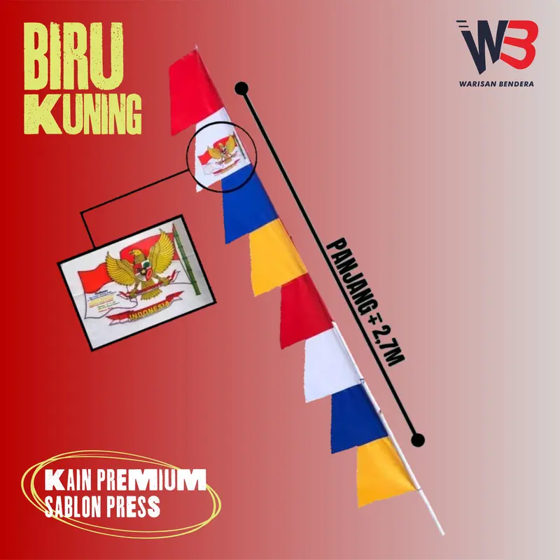 (10PCS) BENDERA UMBUL UMBUL GARUDA BIG SALE 2