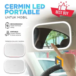 Cermin Make Up LED Mobil / Car Sunvisor LED Make Up Mirror