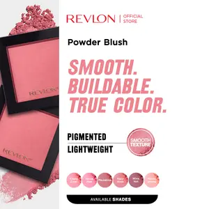 Revlon Powder Blush (blush on untuk wajah lebih cerah & tahan lama)