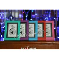 Gambar FRAME FOTO / FIGURA / PIGURA / BINGKAI 5R WARNA WARNI MINIMALIS - 5R Classic Merah  dari KnRAcc Kota Bandung 3 Tokopedia