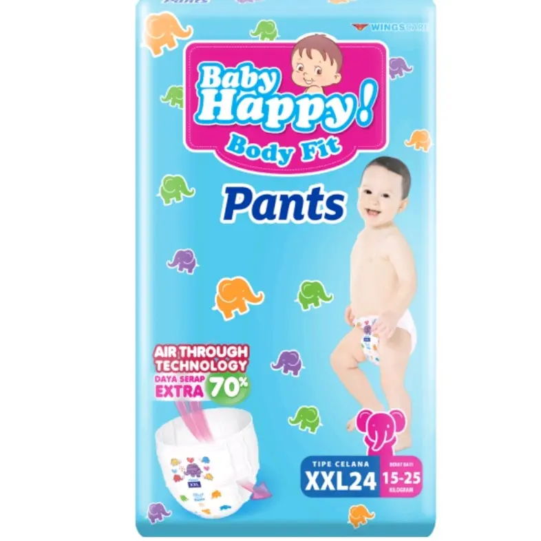 (Promo 12.12) Baby Happy S38+2 M32 L28 XL26 XXL24 Diaper Popok Bayi Kering 4
