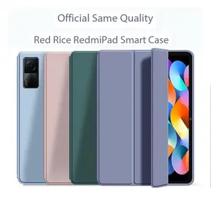 TRI-FOLD FLIP SILIKON CASE COMPATIBLE WITH XIAOMI REDMI PAD 2 2025 / REDMI PAD SE / MI PAD 6 / 6 PRO 2023 / REDMI PAD 10.6 SMART CASING AUTO WAKE (NON SPEN HOLDER)