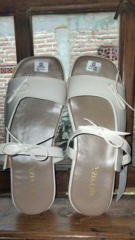 Product Review of Meyviza MV013 - Sandal wanita platform Korean style terbaru elegan trendy dengan variasi pita lucu dan imut Flat Shoes from 💐** 1