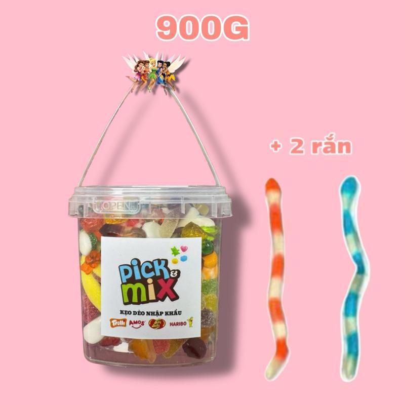   XÔ  Kẹo Dẻo Chip Mix Vị Trolli  Amos - Hương Vị Trái Cây & Nước Ngọt Hương Vị Chua Chua Ngọt Ngọt - Ăn Vặt Food - Snack Candy 
