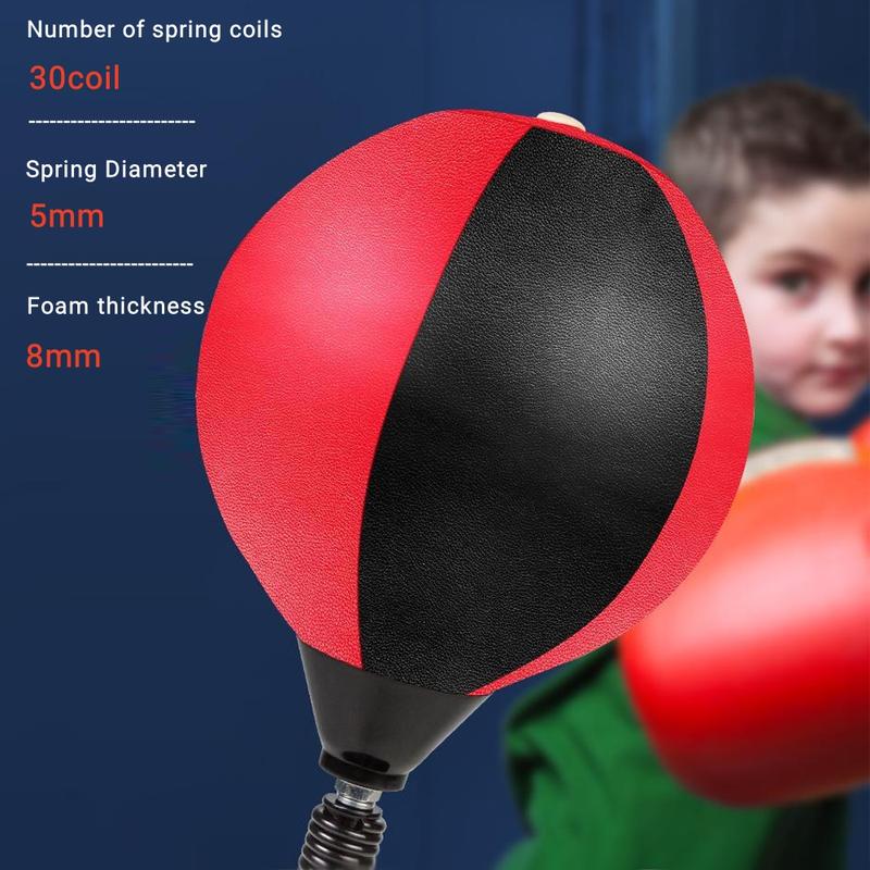 Product Introduction of JUSAI, 1 set Table Boxing Speed Ball Suction Cup Boxing Reaction Ball Children's Decompression Tool Office Desktop Punching Ball 1