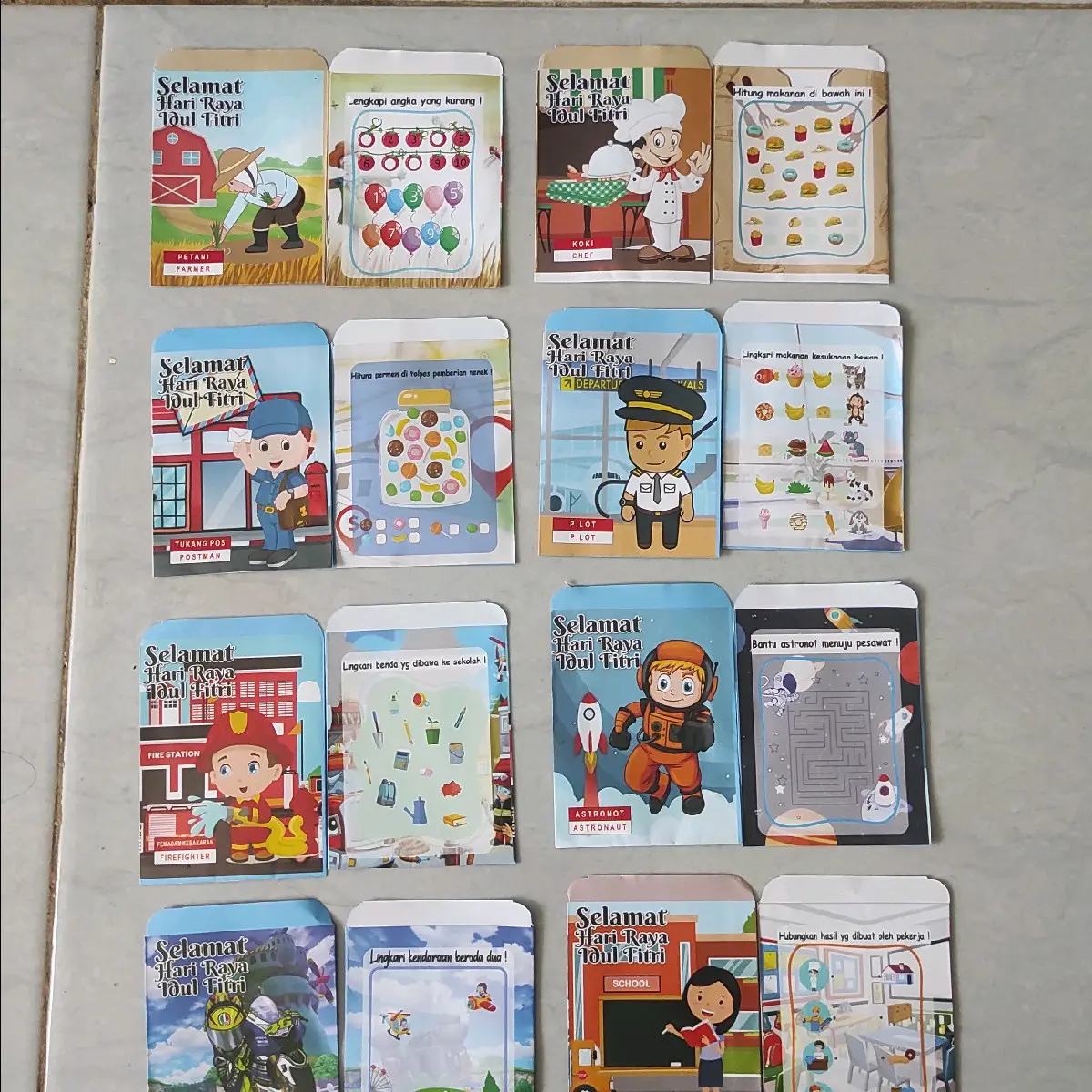 Amplop Lebaran Edukasi Medium isi 20 Lembar