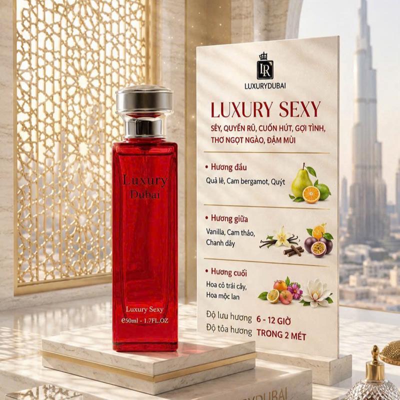 Nước Hoa Luxury Dubai Đỏ