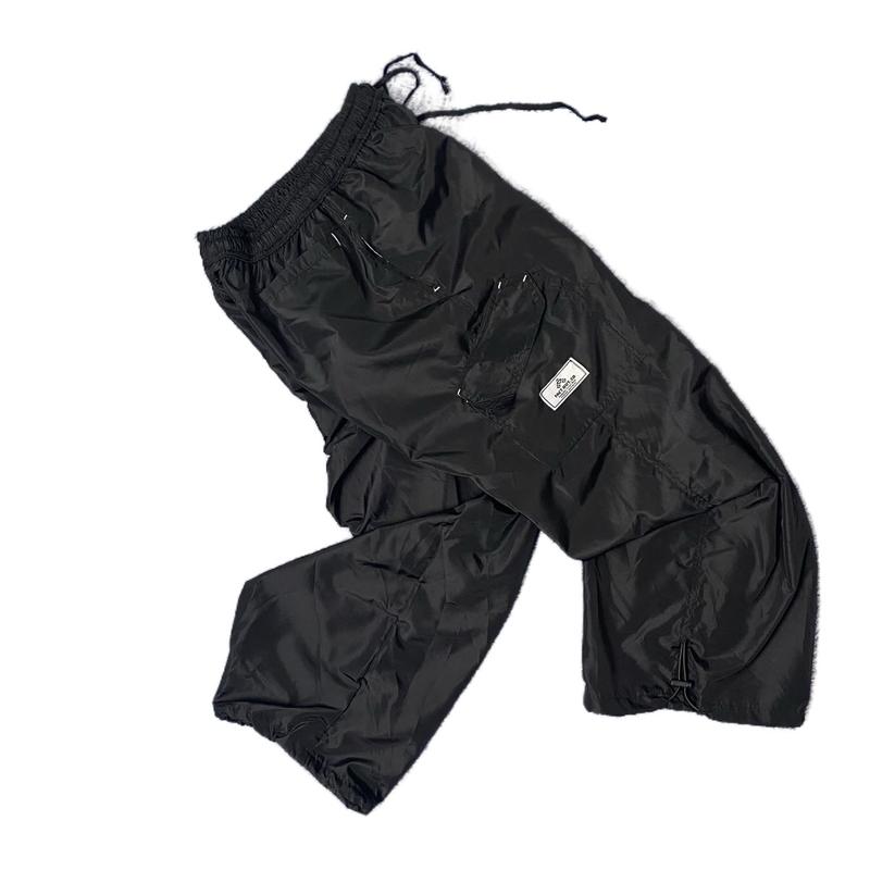 Cargo parasut panjang pria/wanita original Celana Dewasa Distro Slimfit Cowok Katun Hitam Casual 6