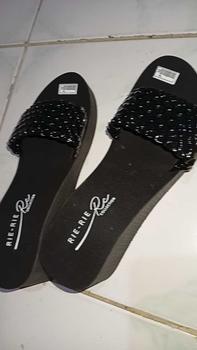 Product Review of sandal wedges wanita kokop//slop kepang anyam terbaru2023 Sendal from N**s 0