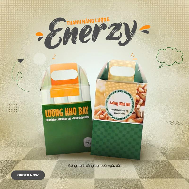 (1,4kg)Combo lương khô bay 700gr  + 1 hộp lương khô B.B vị dinh dưỡng 700gr ( trọng lượng 1,4kg ) 20 gói tổng 40 thanh lương khô