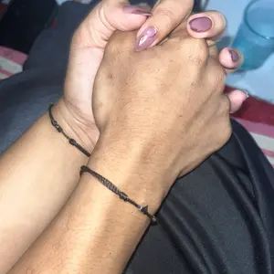 Best Seller..!!! Gelang Ccb Silver Tali Pelintir Coklat Tipis Kuat Pas Tangan