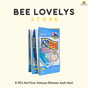 KOOL FEVER EKONOMIS Kompres Demam Anak 1 Renceng isi 6pcs