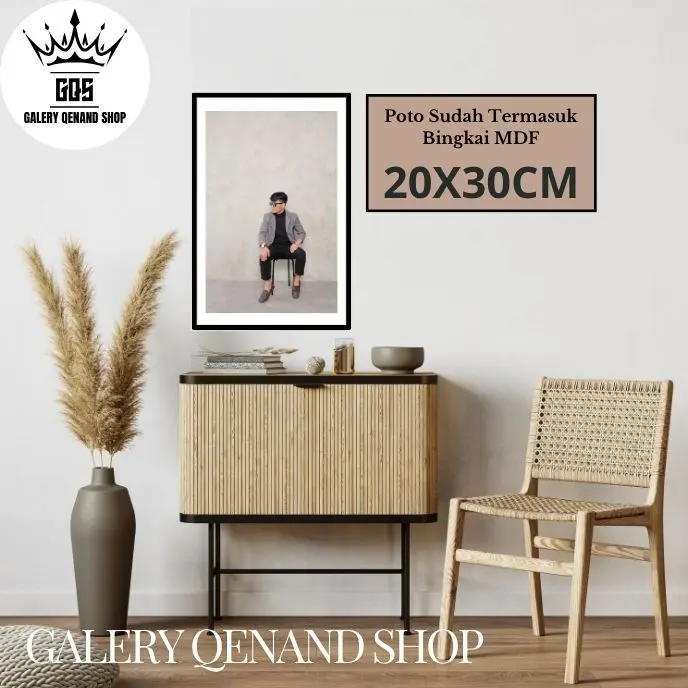 CETAK FOTO UKURAN 10R(20X30CM) SUDAH DI BINGKAI MDF 002 Frame