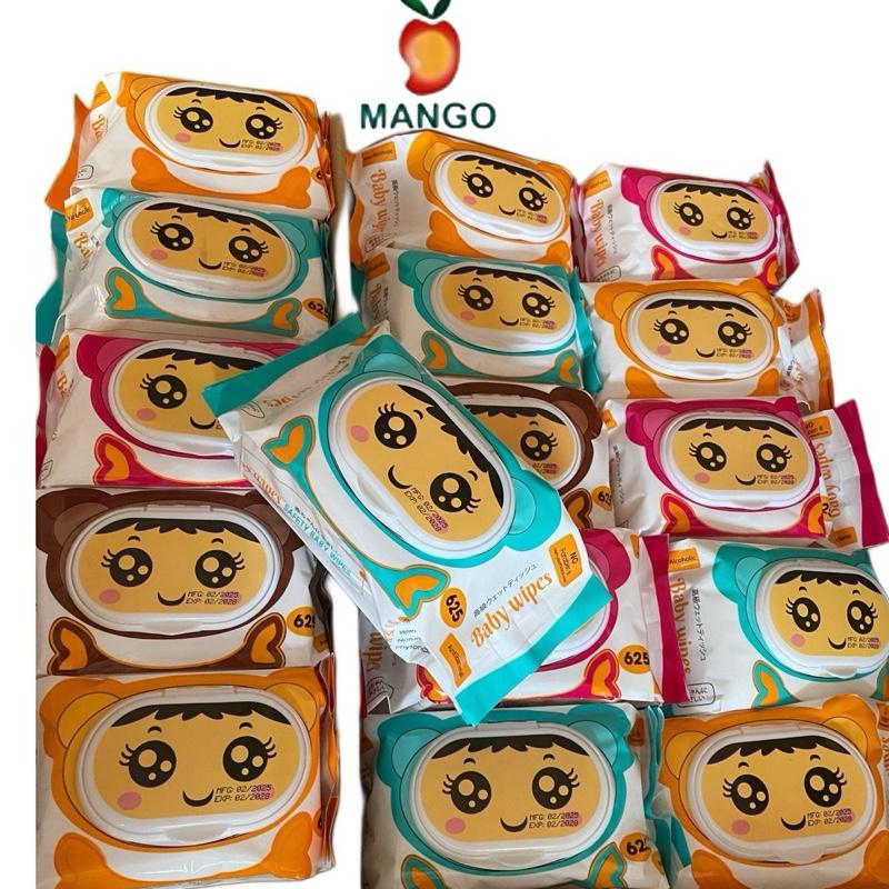 Giá sỉ Thùng 3O bịch giấy ướt Baby cao cấp không mùi . khổ giấy to 18x24cm vải bi không dệt dành cho mọi loại da HÀNG CHÍNH HÃNG -MANGO