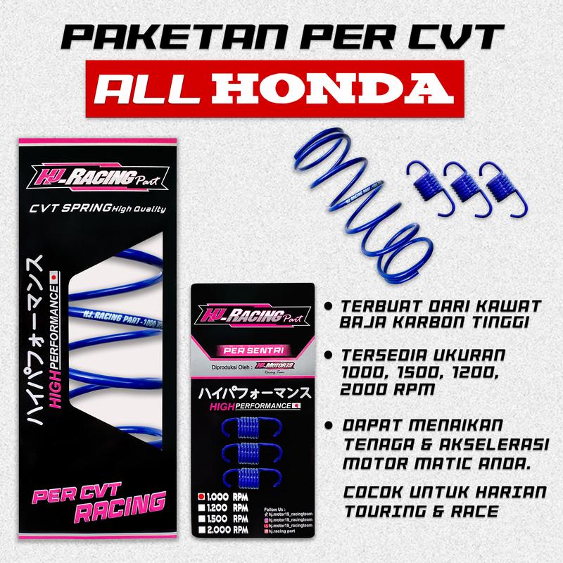 Paket Per CVT+Per Sentri 1000 RPM 1200 RPM 1500 2000 RPM (AL - Shop ...