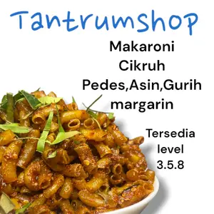 MAKARONI CIKRUH MENTEGA pedas gurih erieltatum 150gr halal
