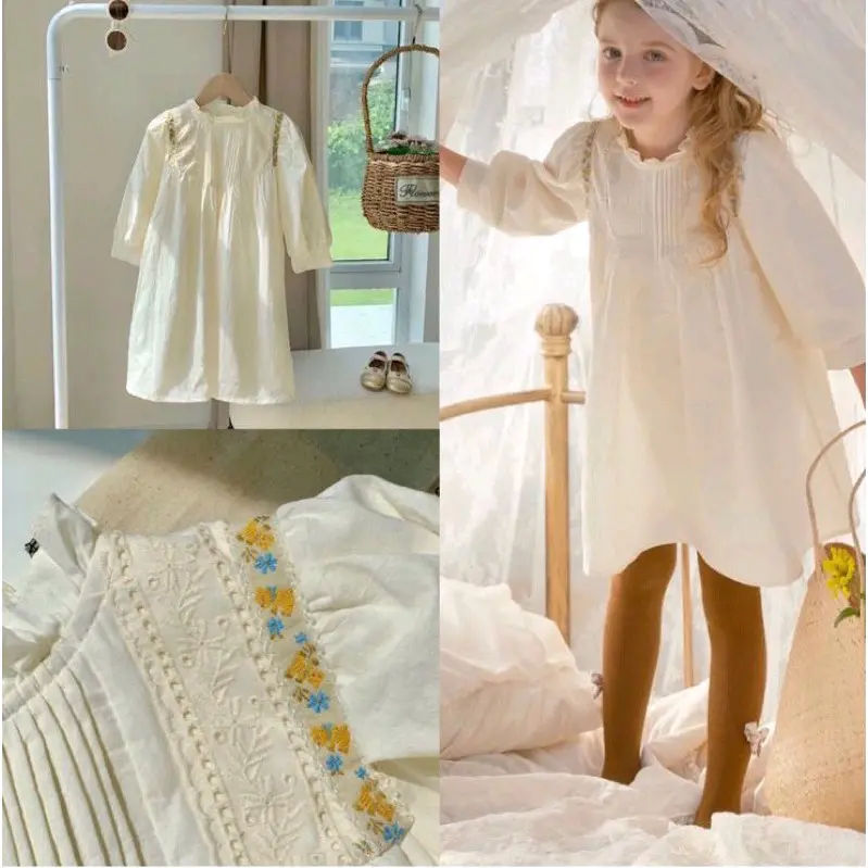 MC373 DRESS ANAK PREMIUM LENGAN PANJANG