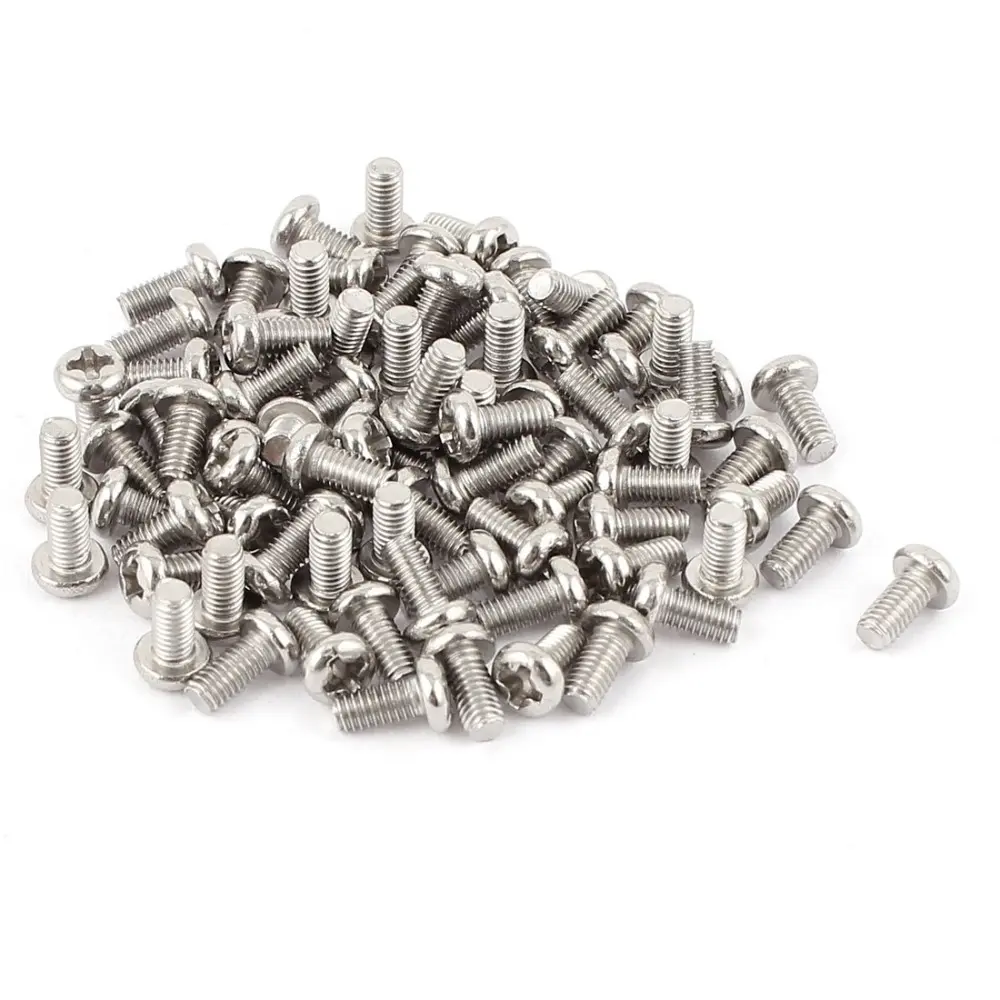 Vít Đầu Máy Giặt, 60 Cái, Chất Liệu Thép Không Gỉ 304, Kích Thước M3 x 6mm, Chống Gỉ, Thích Hợp Cho Máy PWM, Bộ Vít Núm, Tay Cầm Kéo