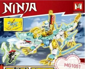 Bricks  Block Ninja naga anak mainan toys