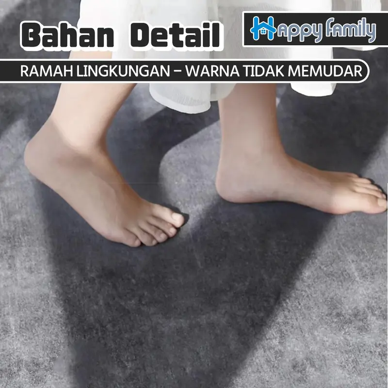 (HF) LOKAL x VIDIA UTAMI Karpet Permadani 150x200CM Polyester Elegan Anti Slip 5