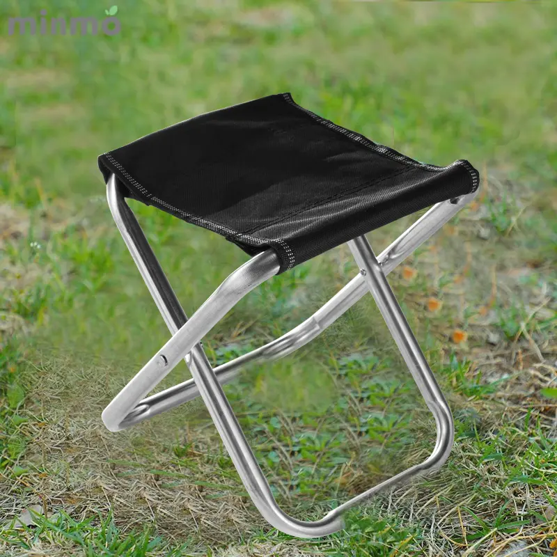 minmo Portable Kursi Lipat/Kursi Lipat Kecil/Terlipat Penuh Kursi/Outdoor Kursi Lipat/Mini Bangku Lipat Camping/Outdoor Kursi Mancing Lipat Mini lantoo  lipat 4