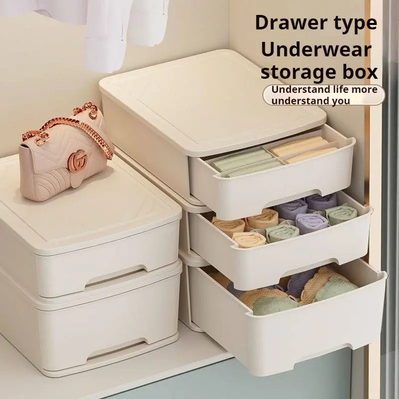 Nehem - Hari decoration laci dibahagi untuk pakaian dalam, seluar dalam, kotak simpanan kaus kaki dengan 12 kompartemen/16 kompartemen boleh dikumpulkan - Putih Minimalis large capacity  dengan petak balkoni - Supplies