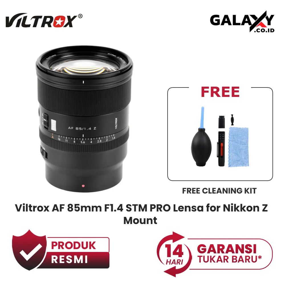 Viltrox AF 85mm F1.4 STM PRO Lensa for Nikkon Z Mount 85 mm F/1.4 Garansi Resmi