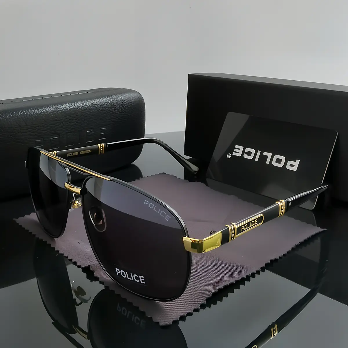 [Original box] New Aviator European and American Classic Metal Frame Polarized Sunglasses