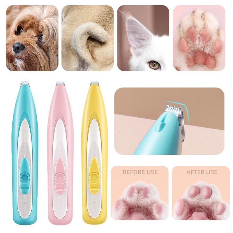 Electric Paw Shaver For Pet Dog Cat Foot Hair Trimmer Paw Nail Grooming Supplies Shaving Trimmer No Light Type 0