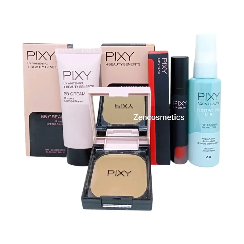 Pixy Paket Make Up/ Pixy Paket Lengkap/ Pixy Seserahan  Waterproof Lipstik [PTTZ0001] Blush Eyebrow 8