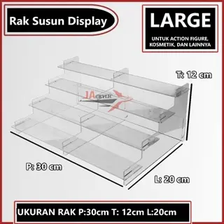 RAK SUSUN SERBAGUNA KOSMETIK ACTION FIGURE MAINAN DISPLAY BUMBU DAPUR